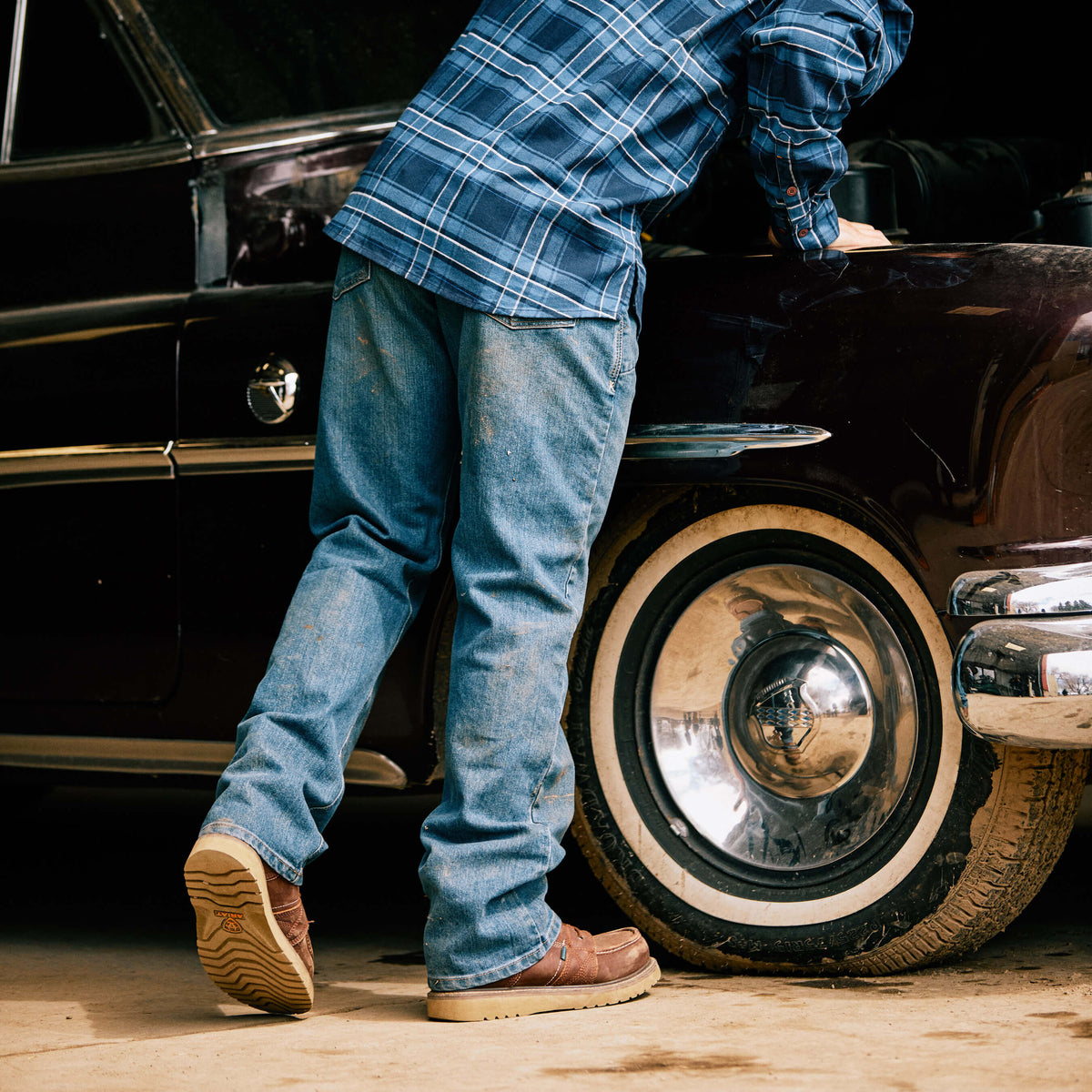 Ariat Great Value | Rebar M4 Relaxed DuraStretch Basic Boot Cut Jean