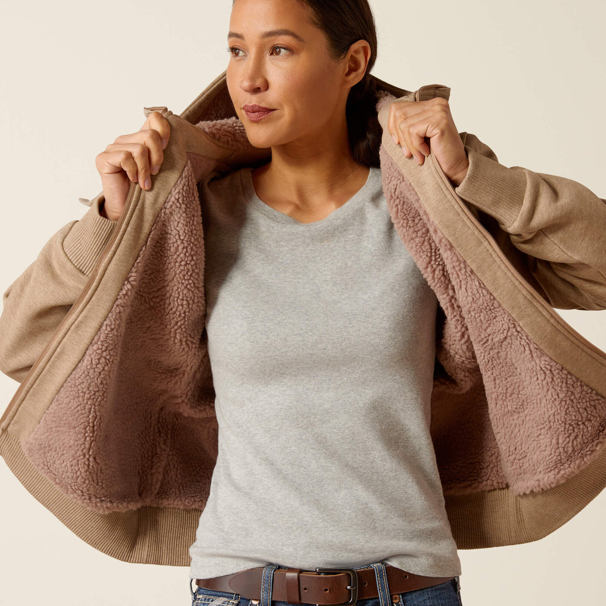 Ariat Premium | Rebar All-Weather Sherpa Full Zip Hoodie