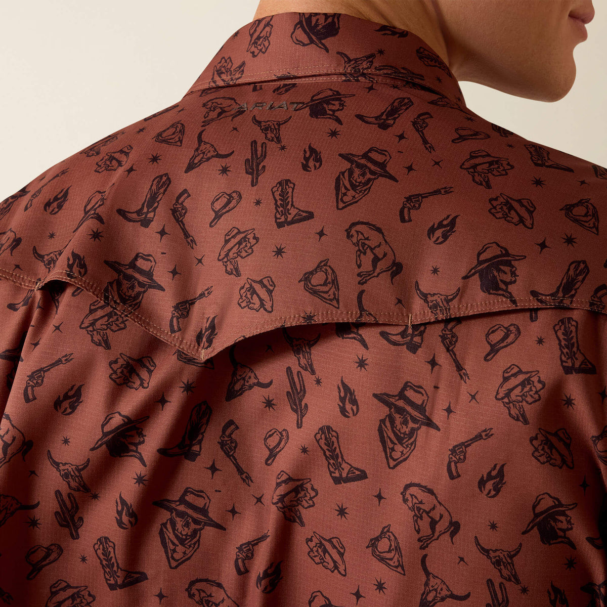 Ariat Popular | Printed VentTEK Western Yoke Classic Fit Snap Shirt