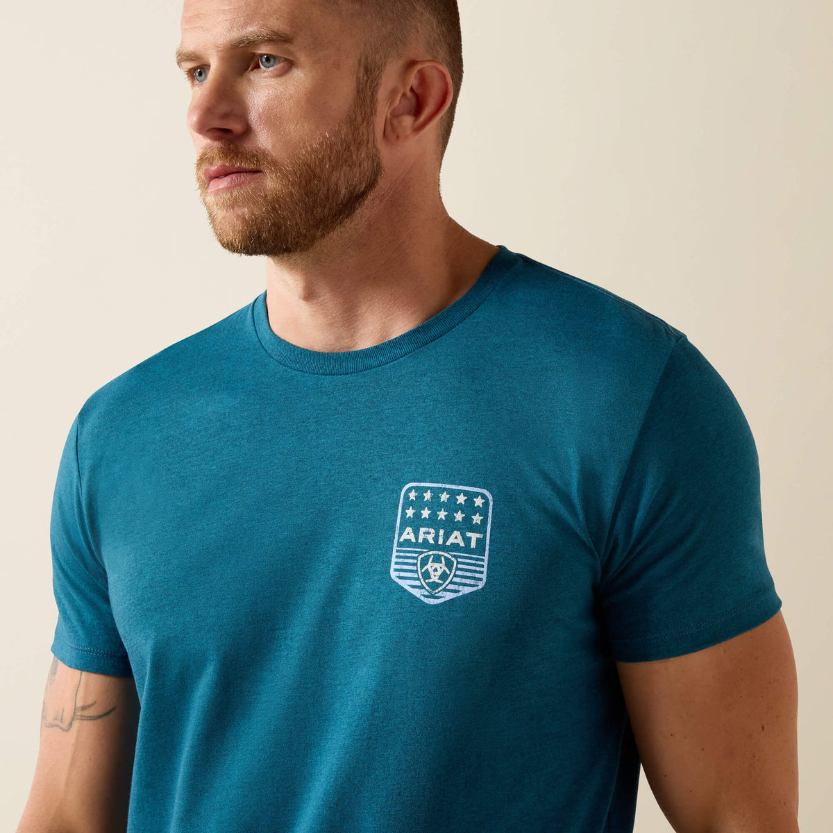 Ariat Latest | Ariat Stripe Patriotic Badge T-Shirt