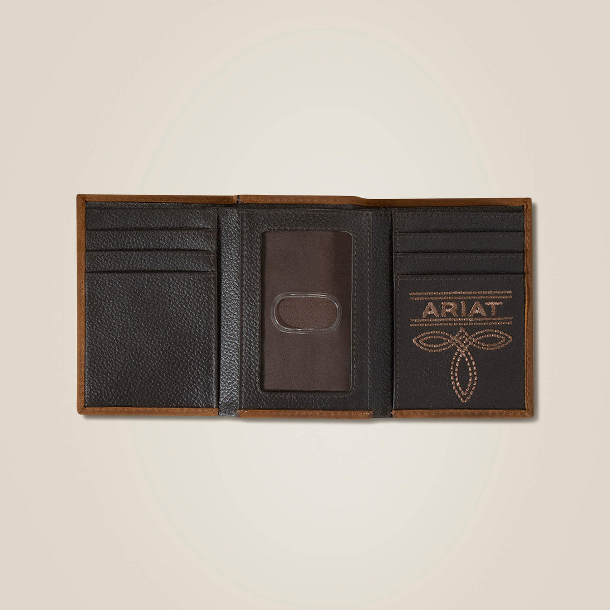 Ariat Discount | Flag Shield Trifold Wallet