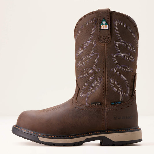 Ariat Discount | Riveter CSA Glacier Grip Waterproof 400g Composite Toe Work Boot