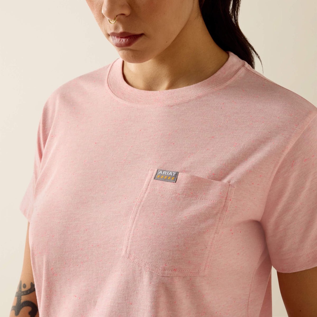 Ariat Discount | Rebar Cotton Strong Space Dyed T-Shirt