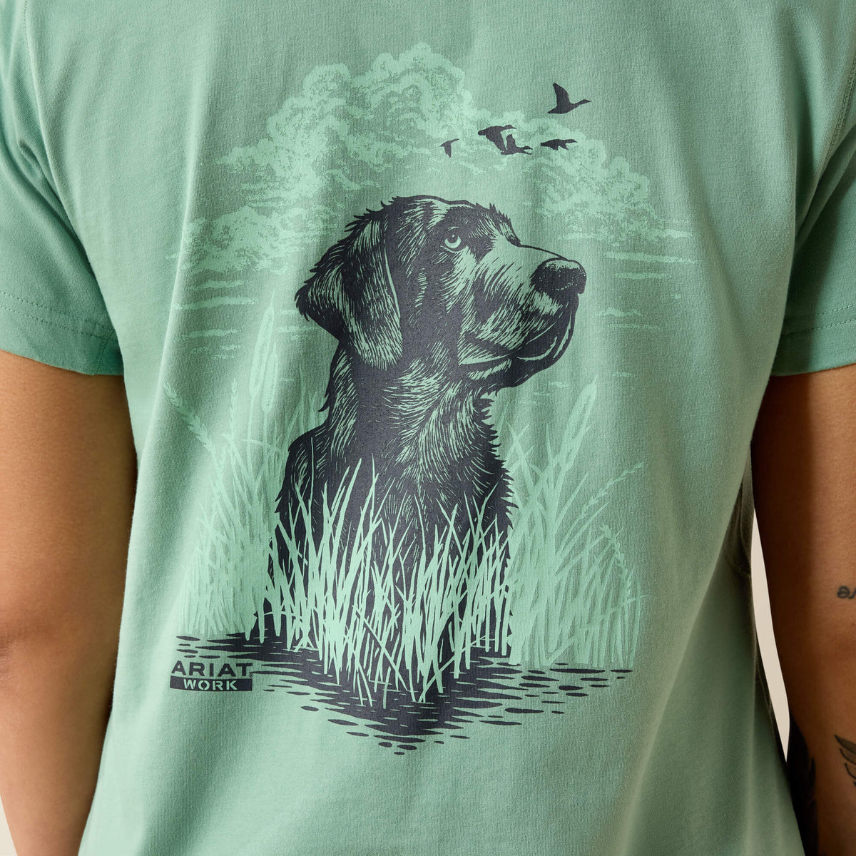 Ariat Exclusive | Rebar Workman Field Dog Classic Fit T-Shirt