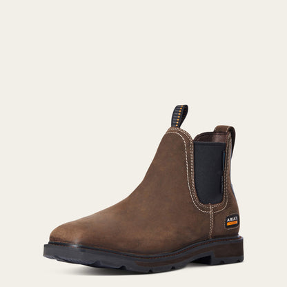 Ariat Sale | Groundbreaker Chelsea Wide Square Toe Waterproof Steel Toe Work Boot