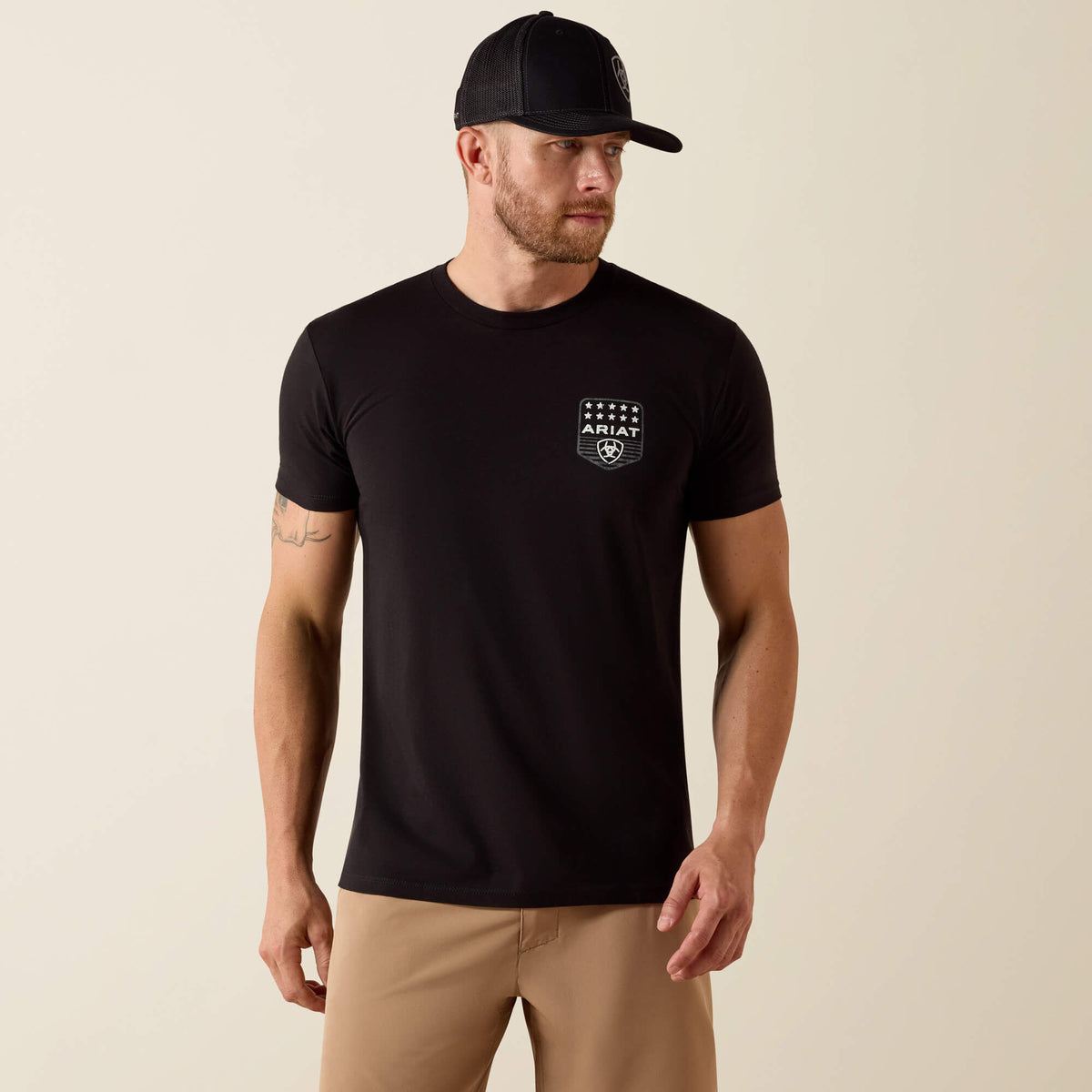 Ariat Best Seller | Ariat Stripe Patriotic Badge T-Shirt