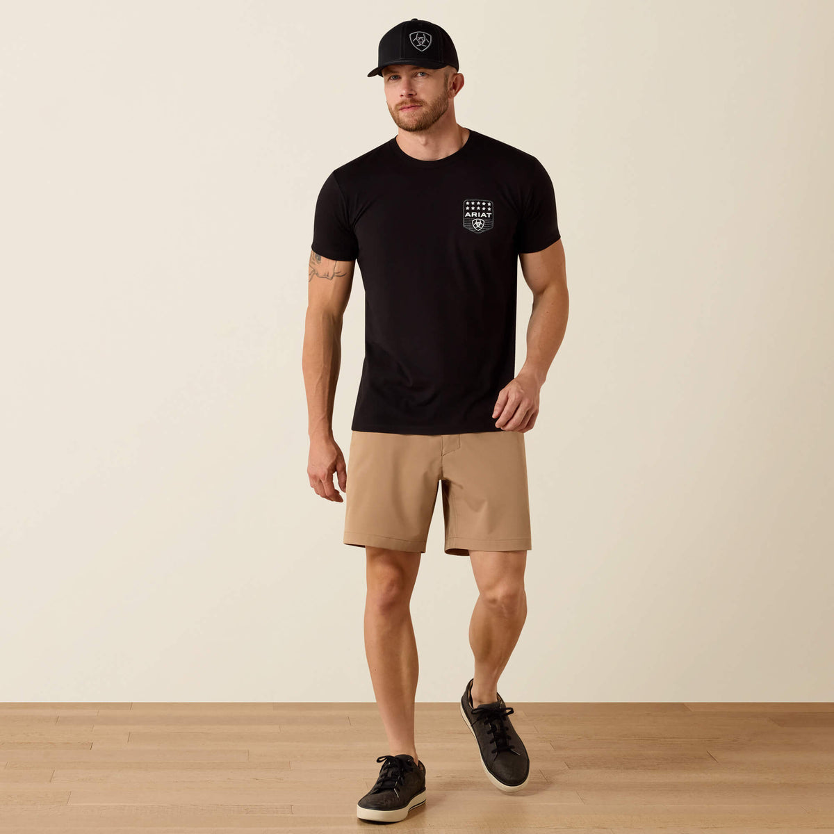 Ariat Best Seller | Ariat Stripe Patriotic Badge T-Shirt