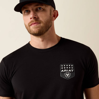 Ariat Best Seller | Ariat Stripe Patriotic Badge T-Shirt