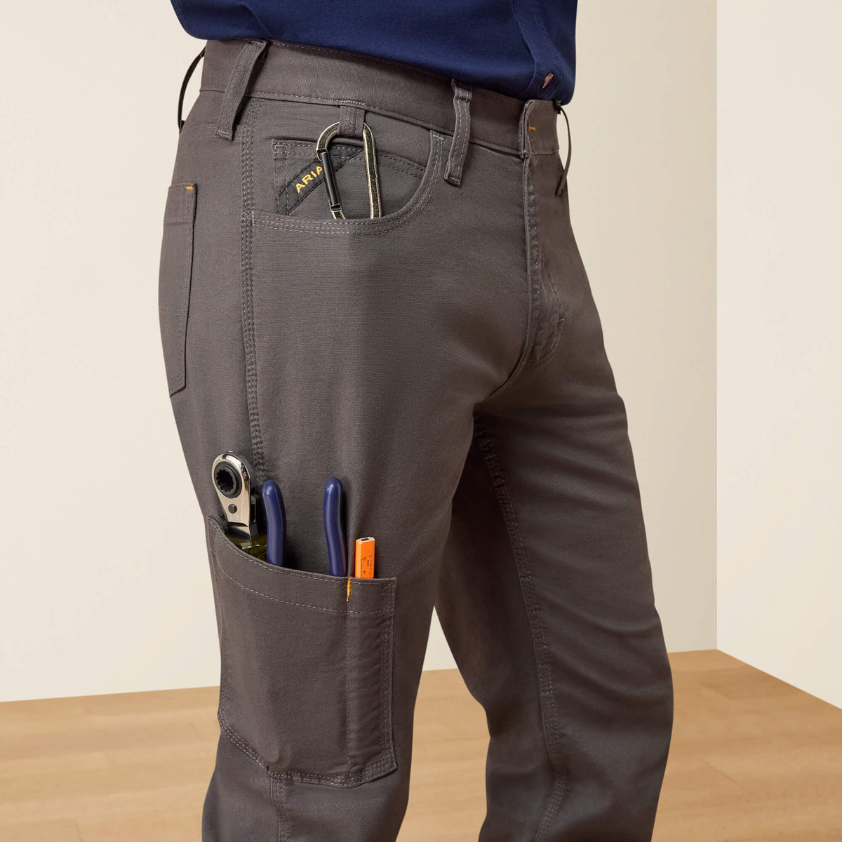 Ariat Classic | Rebar M4 Relaxed Made Tough DuraStretch Straight Leg Pants