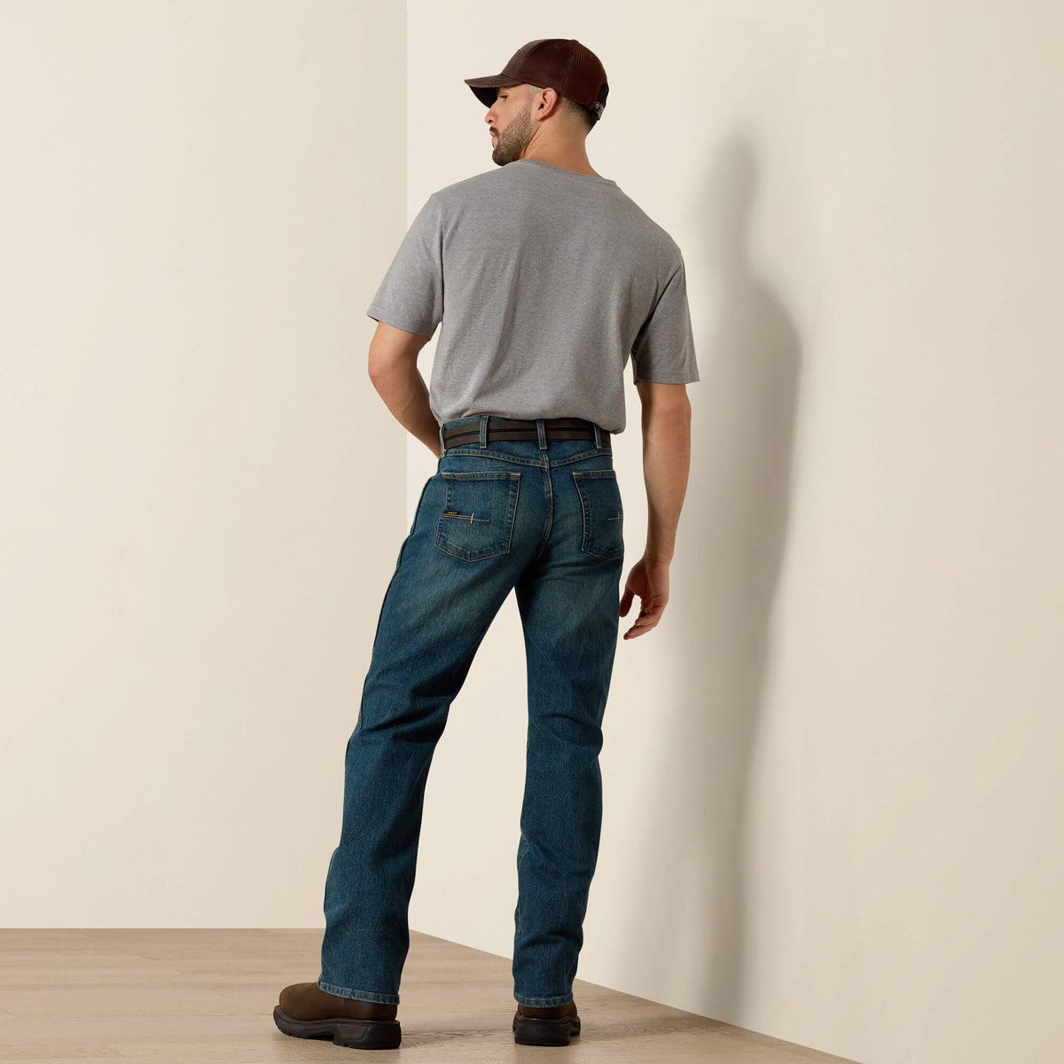Ariat Great Value | Rebar M4 Relaxed DuraStretch Basic Boot Cut Jean