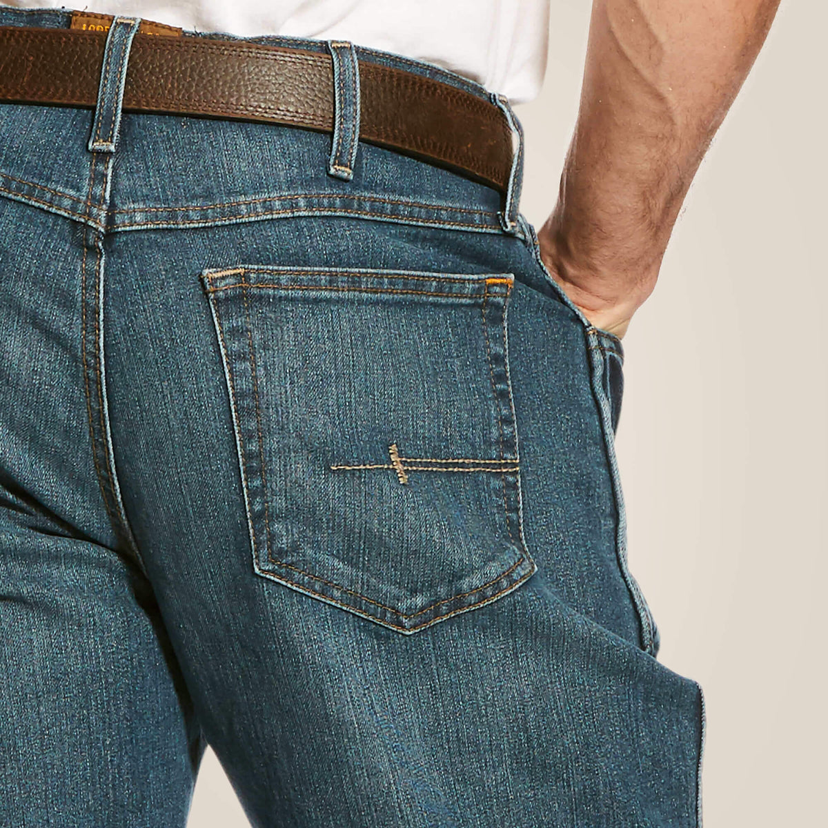 Ariat Great Value | Rebar M4 Relaxed DuraStretch Basic Boot Cut Jean