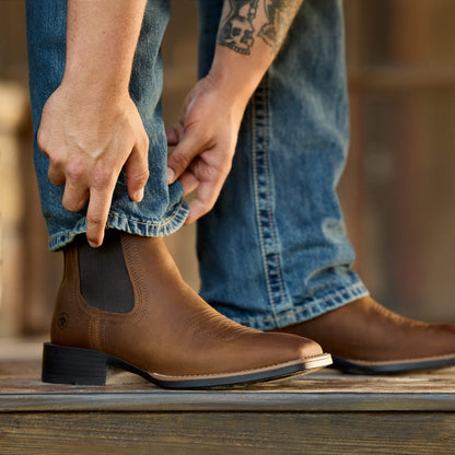 Ariat Sale | Booker Chelsea Wide Square Toe Western Boot