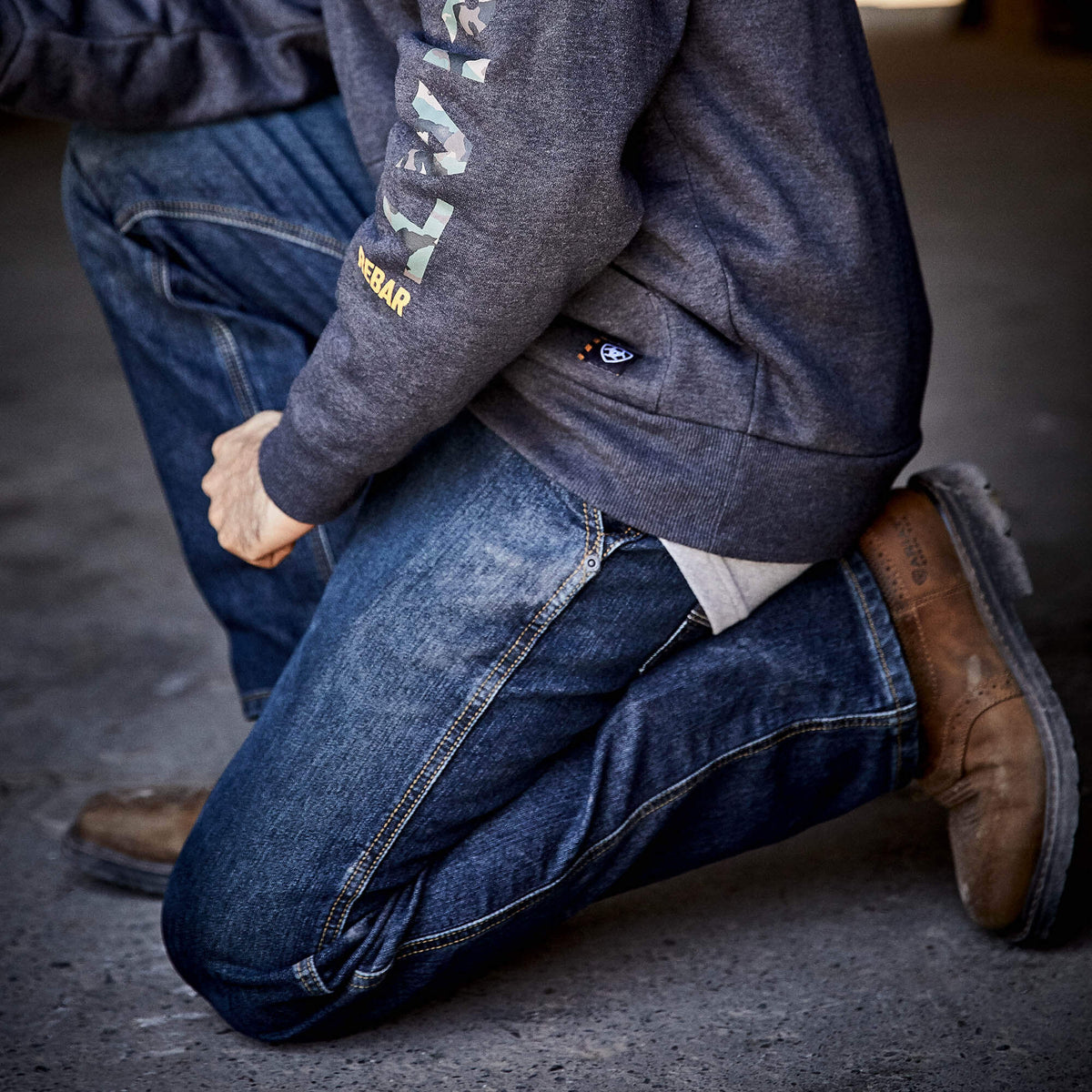 Ariat Quality | Rebar M4 Relaxed Workhorse DuraStretch Boot Cut Jeans