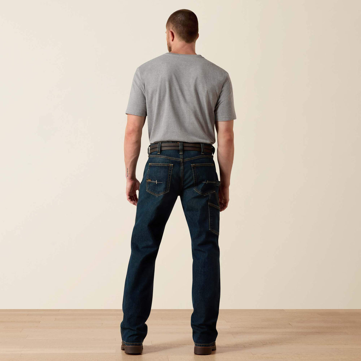 Ariat Quality | Rebar M4 Relaxed Workhorse DuraStretch Boot Cut Jeans