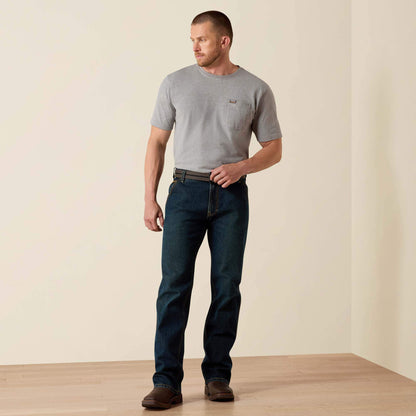 Ariat Quality | Rebar M4 Relaxed Workhorse DuraStretch Boot Cut Jeans