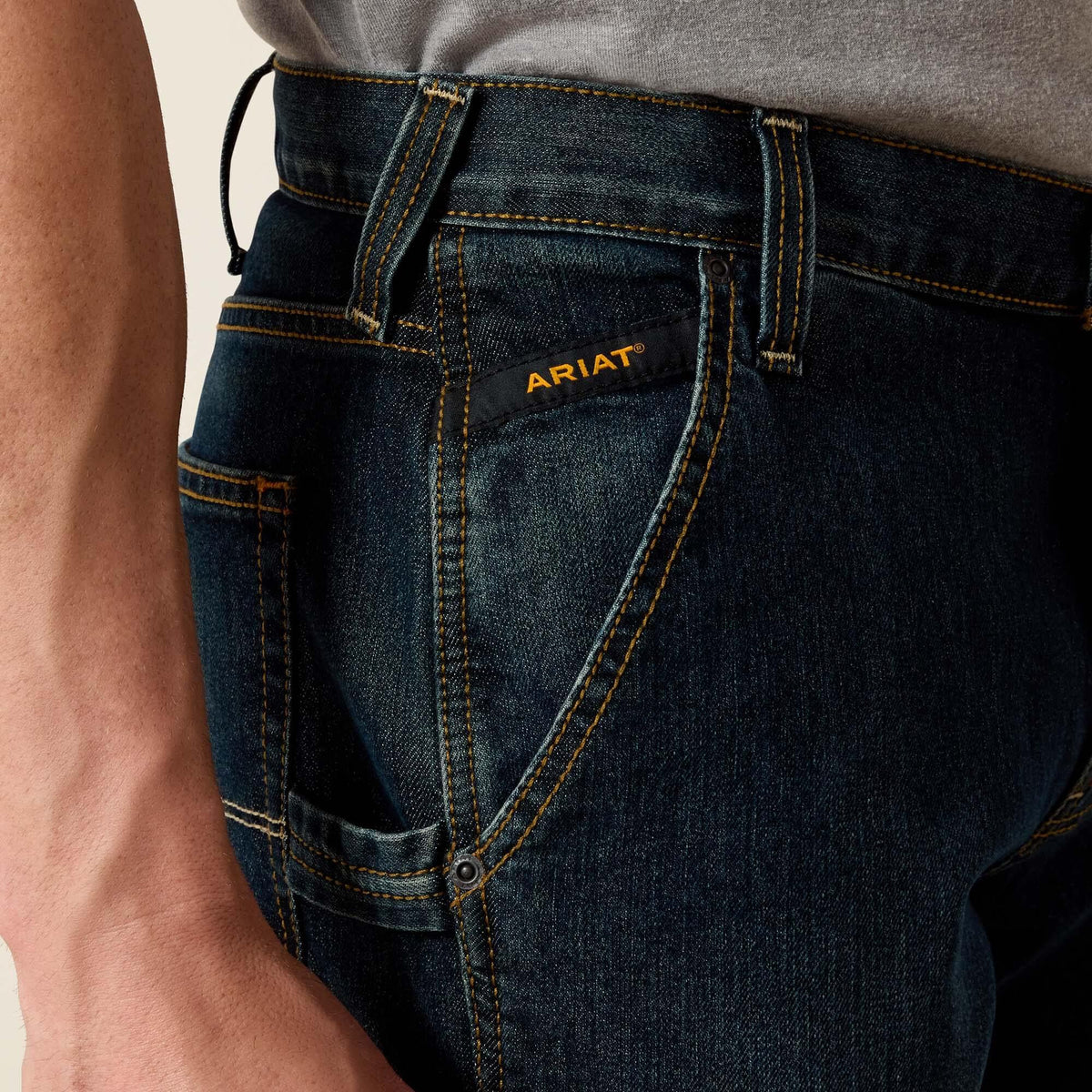 Ariat Quality | Rebar M4 Relaxed Workhorse DuraStretch Boot Cut Jeans