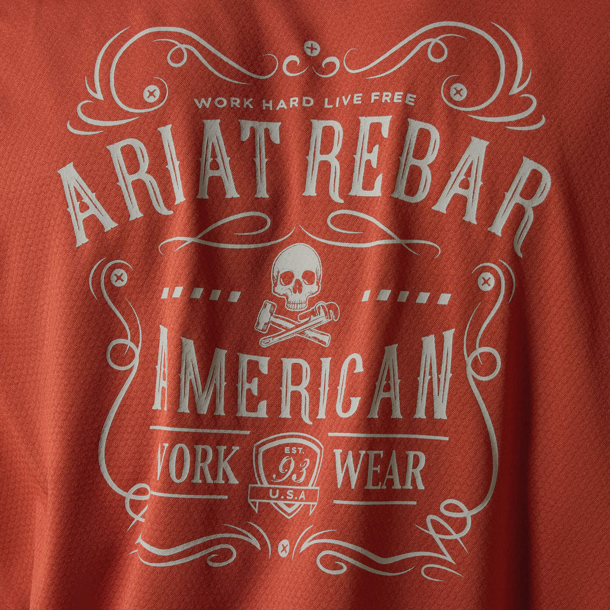 Ariat Featured | Rebar Heat Fighter Label Long Sleeve T-Shirt