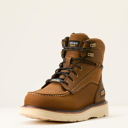 Ariat Classic | Rebar Wedge Moc Toe 6" Waterproof Work Boot