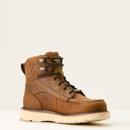 Ariat Classic | Rebar Wedge Moc Toe 6" Waterproof Work Boot