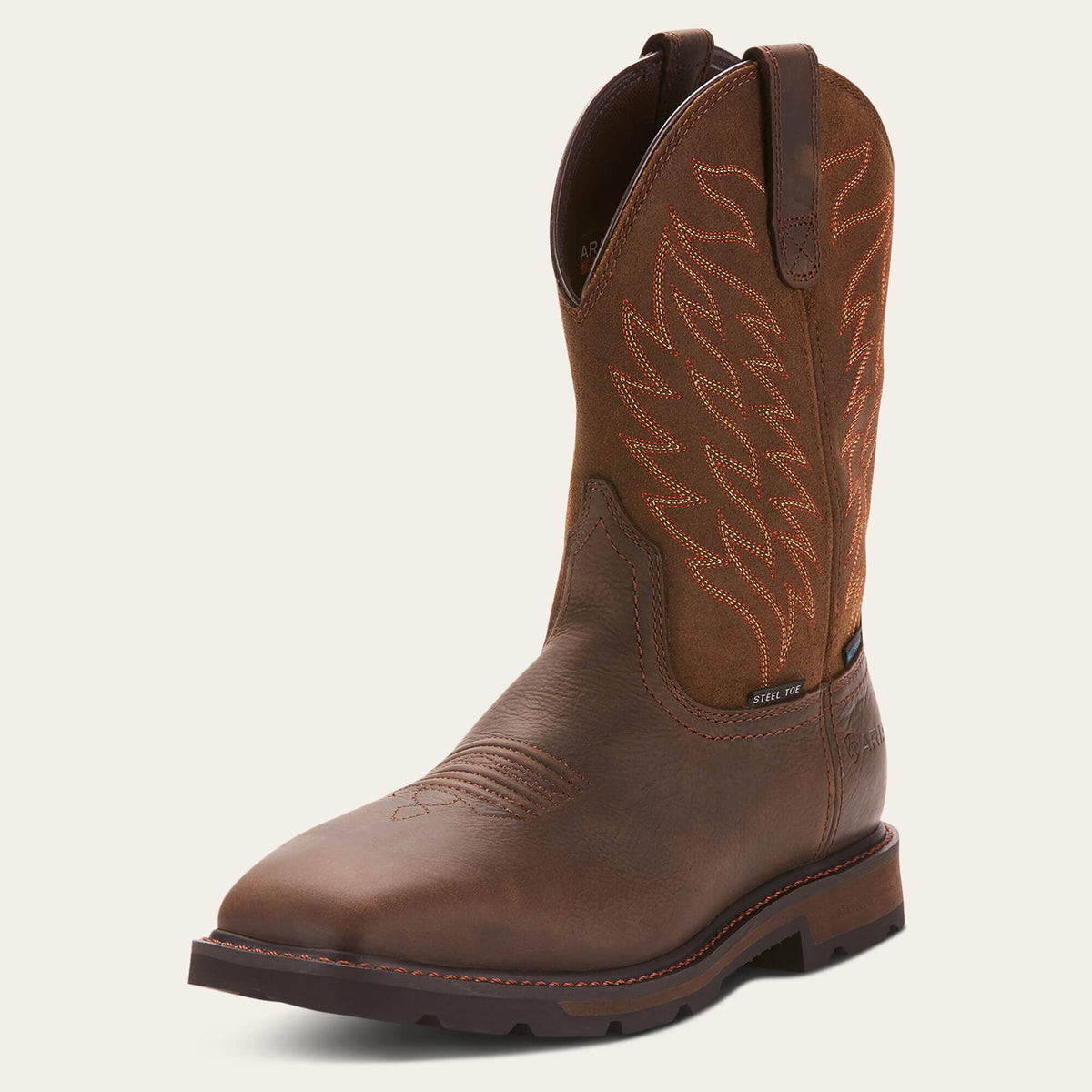 Ariat Classic | Groundbreaker Wide Square Toe Waterproof Steel Toe Work Boot