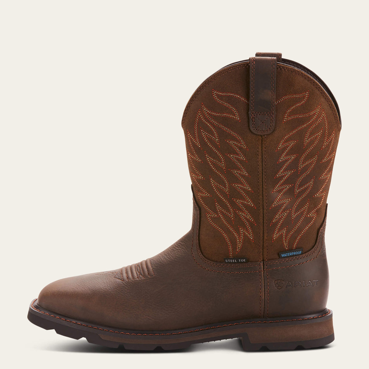 Ariat Classic | Groundbreaker Wide Square Toe Waterproof Steel Toe Work Boot