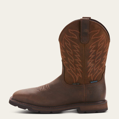 Ariat Classic | Groundbreaker Wide Square Toe Waterproof Steel Toe Work Boot