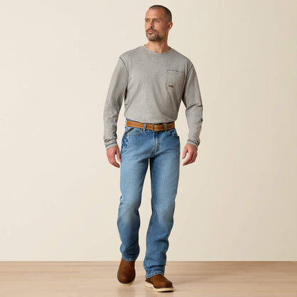 Ariat Best Price | Rebar M4 Relaxed DuraStretch Basic Boot Cut Jean