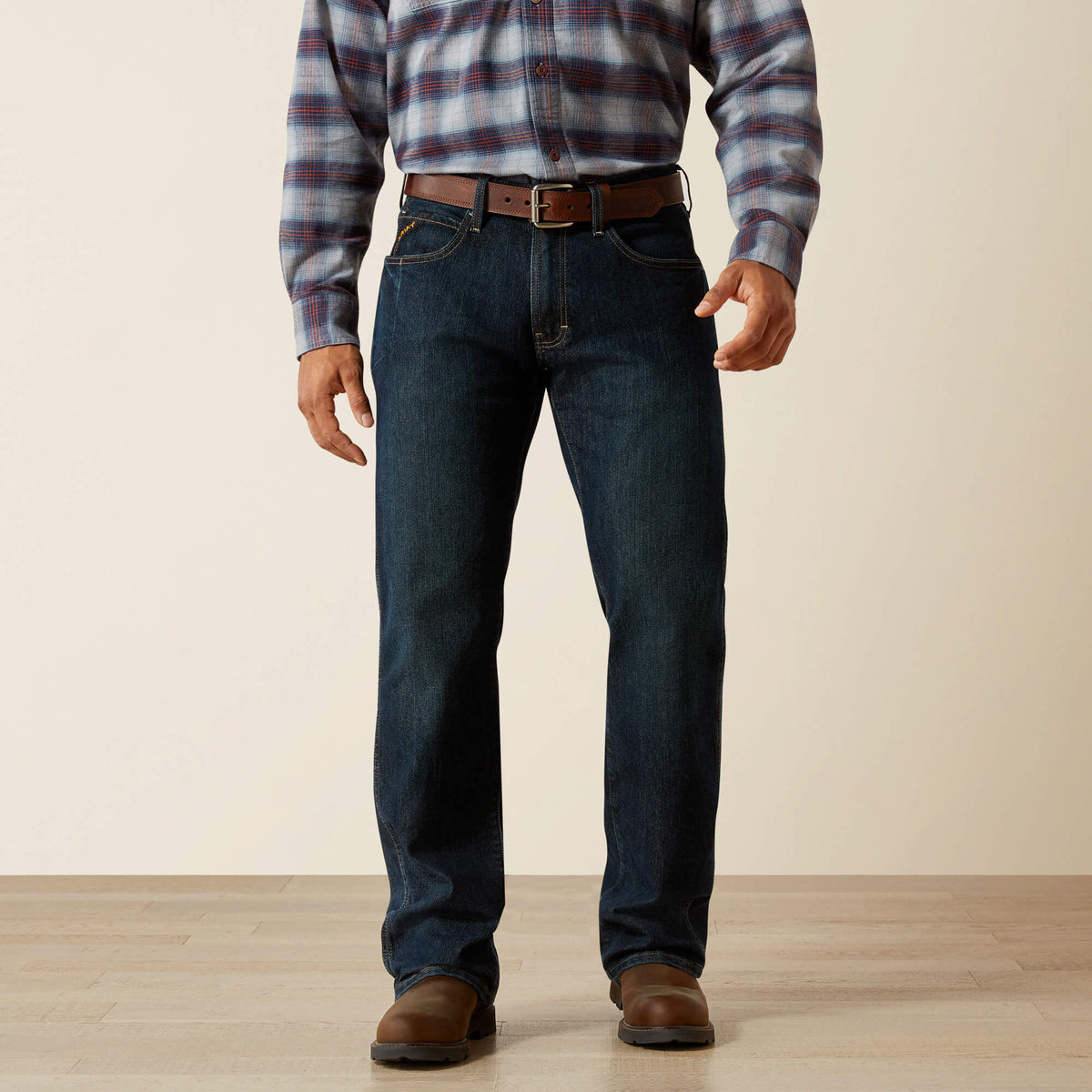 Ariat Recommended | Men's Slim Fit Work Pants - Rebar Denim