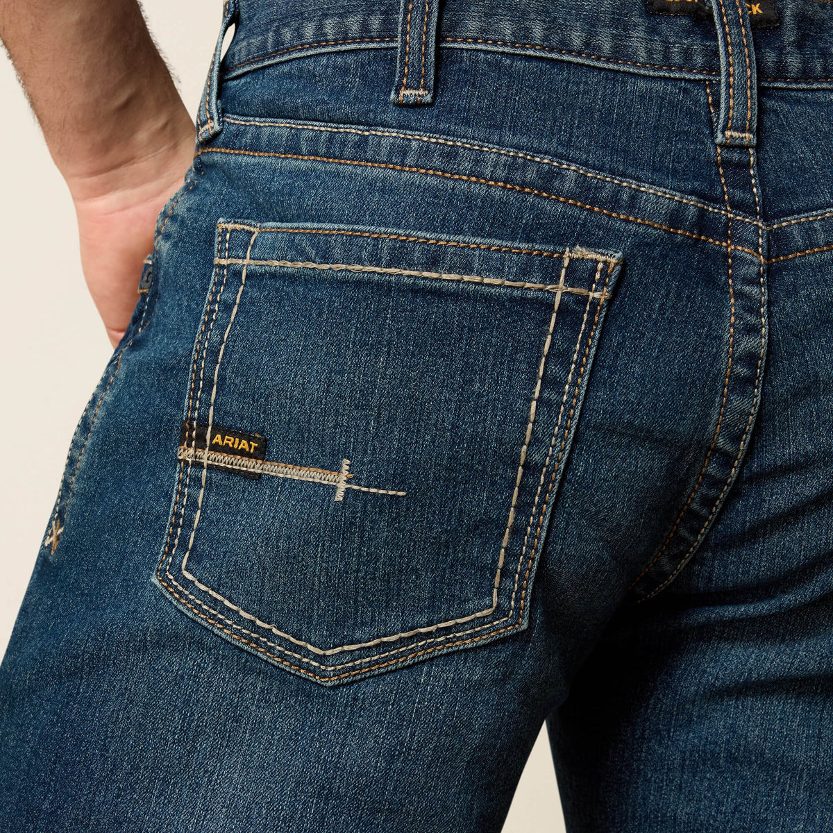 Ariat Everyday | Men's Low Rise, Bootcut Work Pants - Rebar Denim