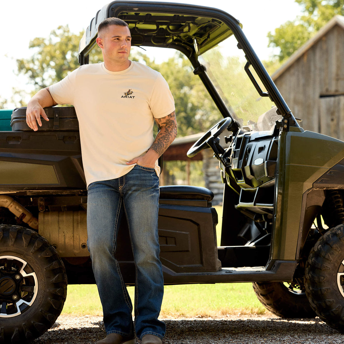 Ariat Signature | M4 Relaxed Boundary Boot Cut Jeans