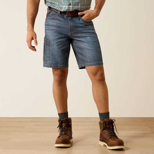 Ariat Discount | Rebar M4 Relaxed Denim 10" DuraStretch Shorts