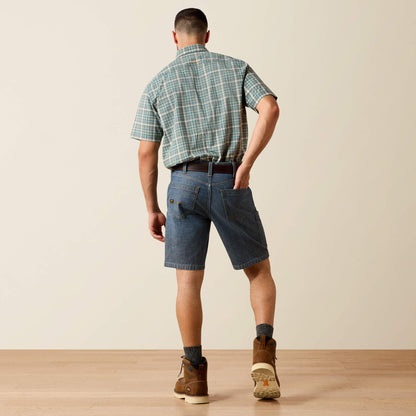 Ariat Discount | Rebar M4 Relaxed Denim 10" DuraStretch Shorts