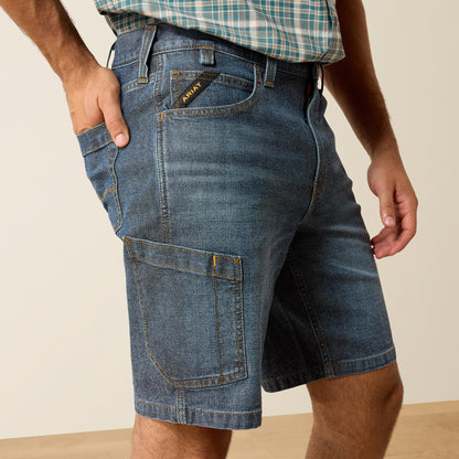 Ariat Discount | Rebar M4 Relaxed Denim 10" DuraStretch Shorts