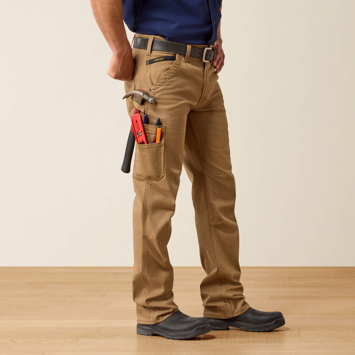 Ariat Sale | Rebar M4 Relaxed DuraStretch Washed Twill Dungaree Boot Cut Pant
