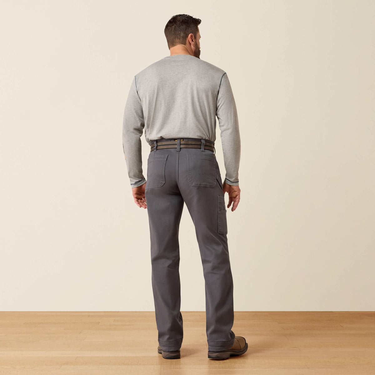Ariat Recommended | Rebar M4 Relaxed DuraStretch Washed Twill Dungaree Boot Cut Pant