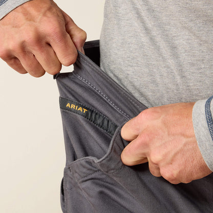 Ariat Recommended | Rebar M4 Relaxed DuraStretch Washed Twill Dungaree Boot Cut Pant