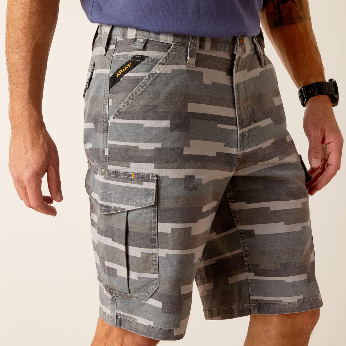 Ariat Discount | Rebar DuraStretch Made Tough Cargo 11" Short