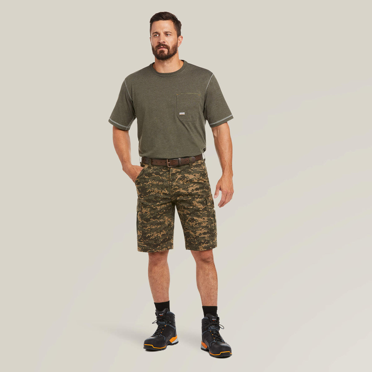 Ariat Trending | Rebar DuraStretch Made Tough Cargo 11" Short