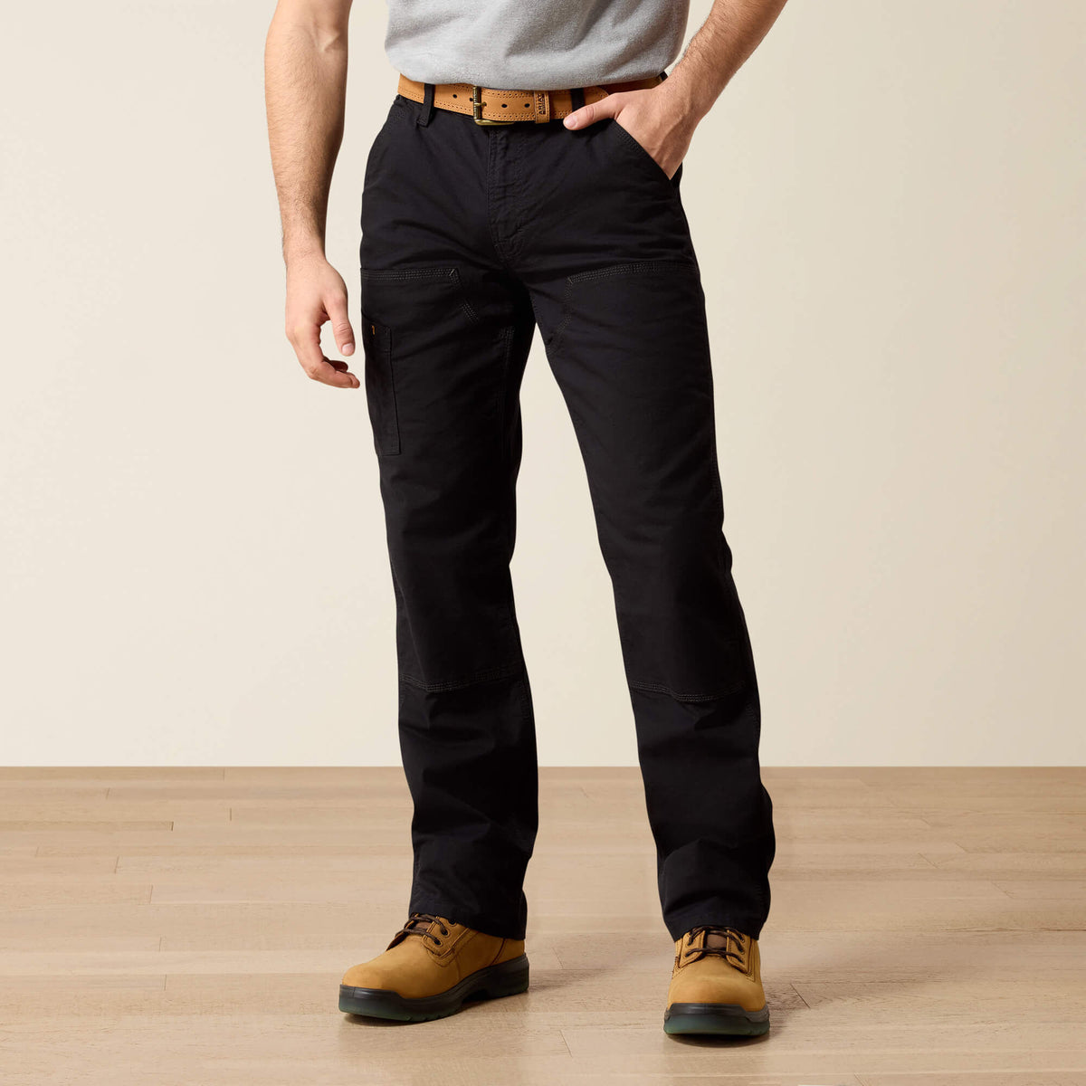 Ariat Exclusive | Rebar M4 Relaxed DuraStretch Made Tough Double Front Straight Pant