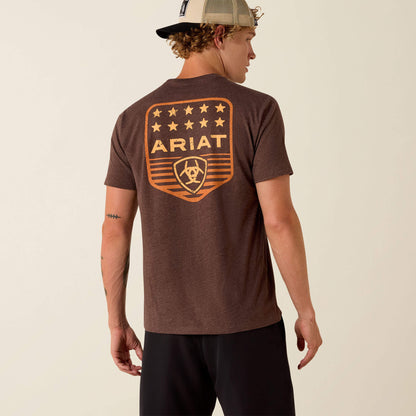 Ariat Featured | Ariat Stripe Patriotic Badge T-Shirt