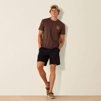 Ariat Featured | Ariat Stripe Patriotic Badge T-Shirt