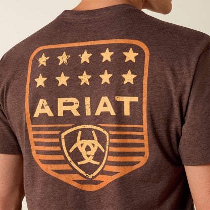 Ariat Featured | Ariat Stripe Patriotic Badge T-Shirt