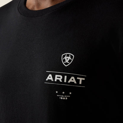 Ariat Great Value | Ariat Wooden Diamond Flag Classic Fit T-Shirt