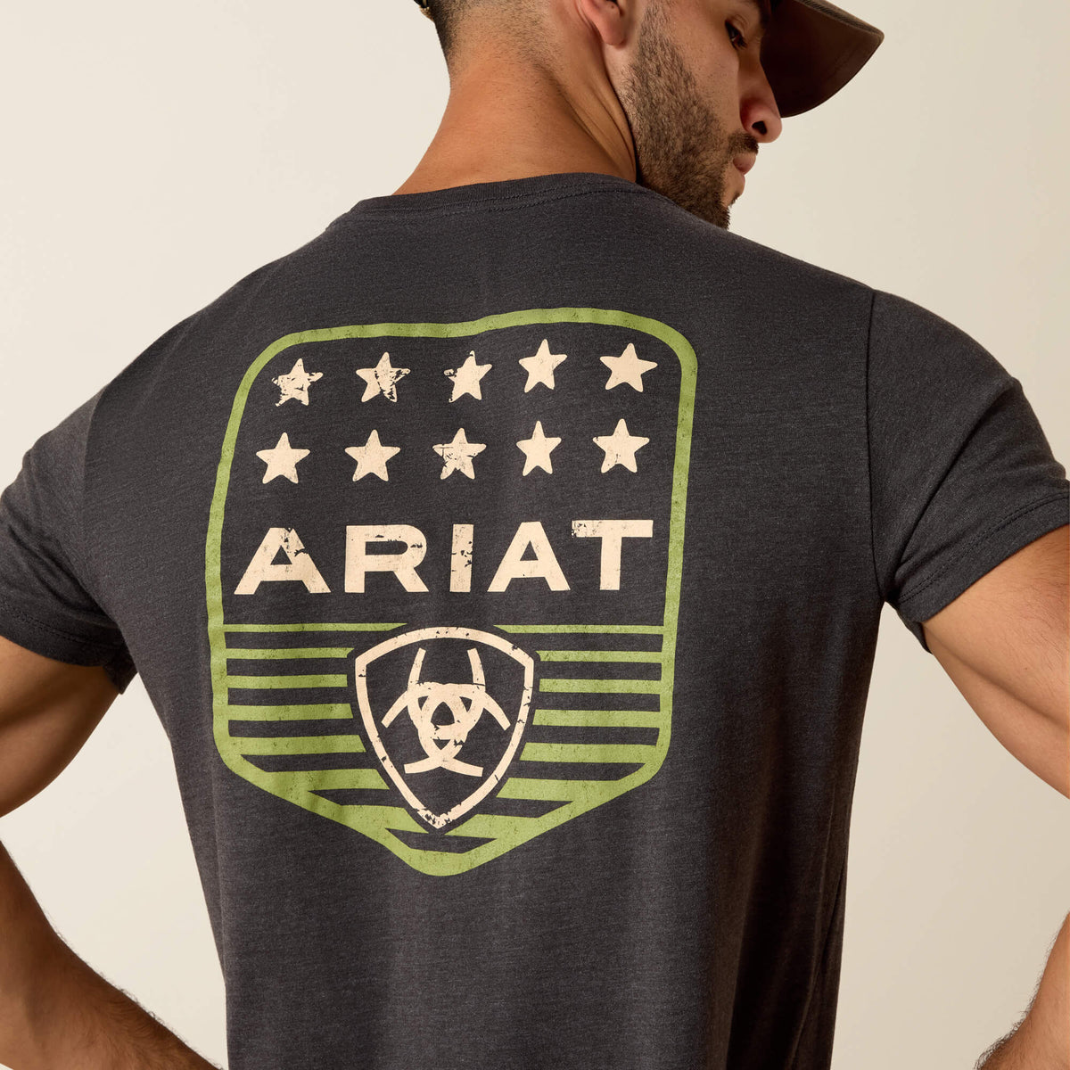 Ariat Featured | Ariat Stripe Patriotic Badge T-Shirt
