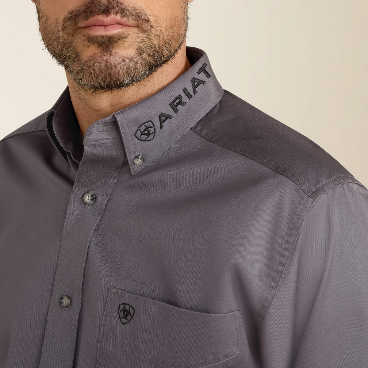 Ariat Popular | Team Logo Twill Classic Fit Shirt