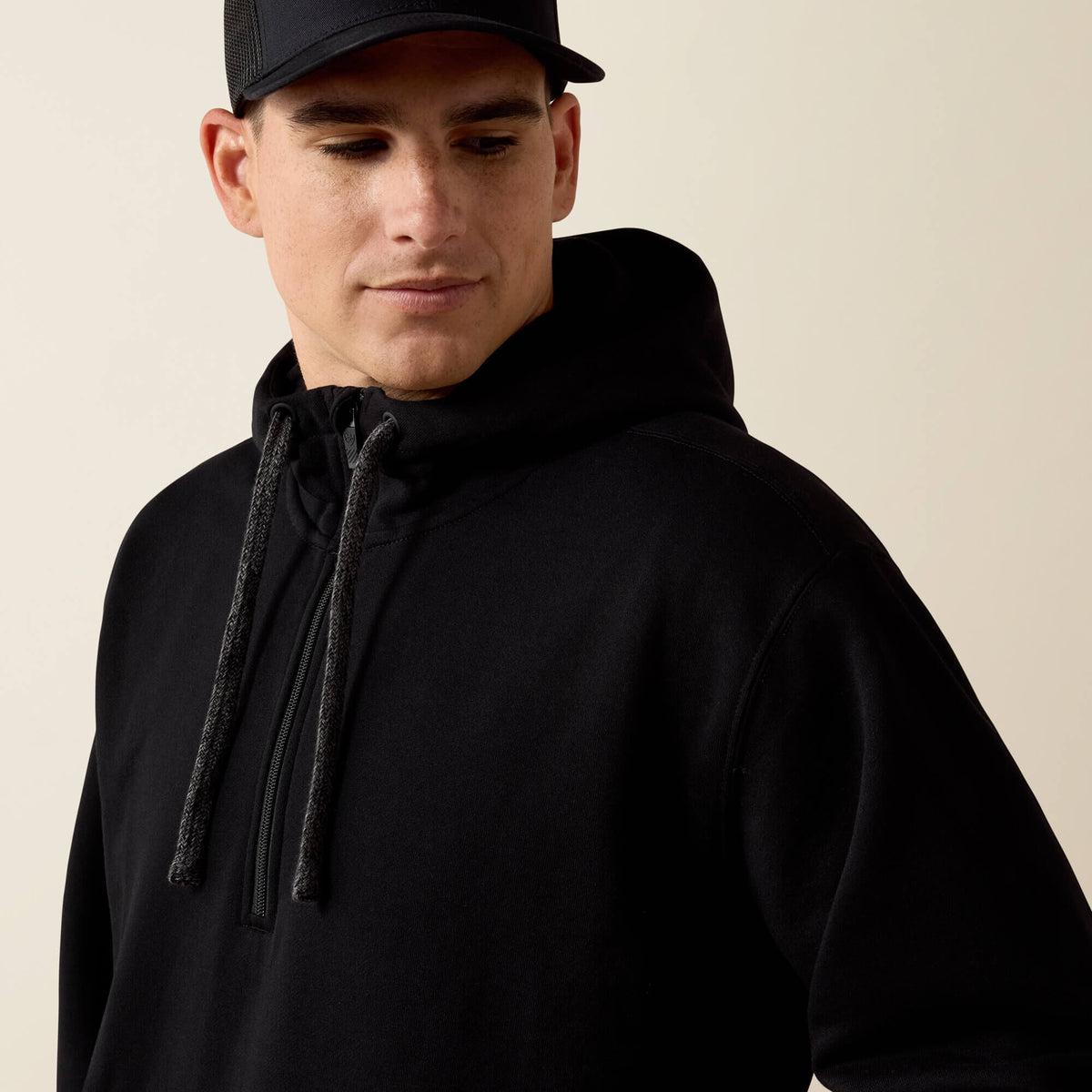 Ariat Popular | Rebar Workman 1/4 Zip Hoodie