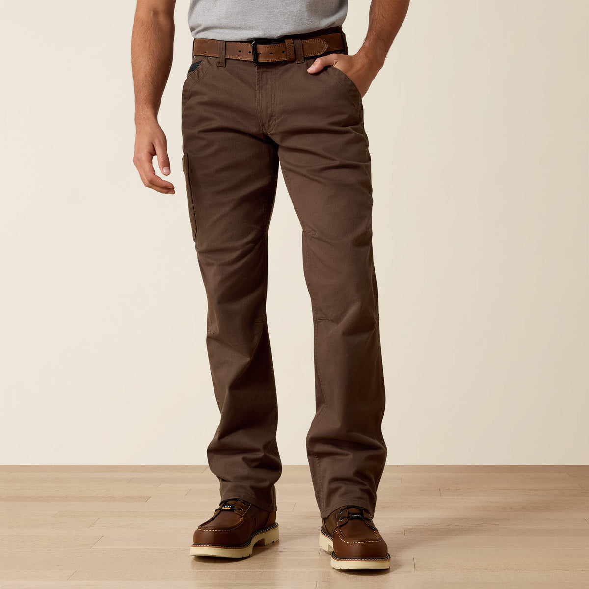 Ariat Trending | Rebar M5 Straight DuraStretch Washed Twill Dungaree Straight Leg Pant