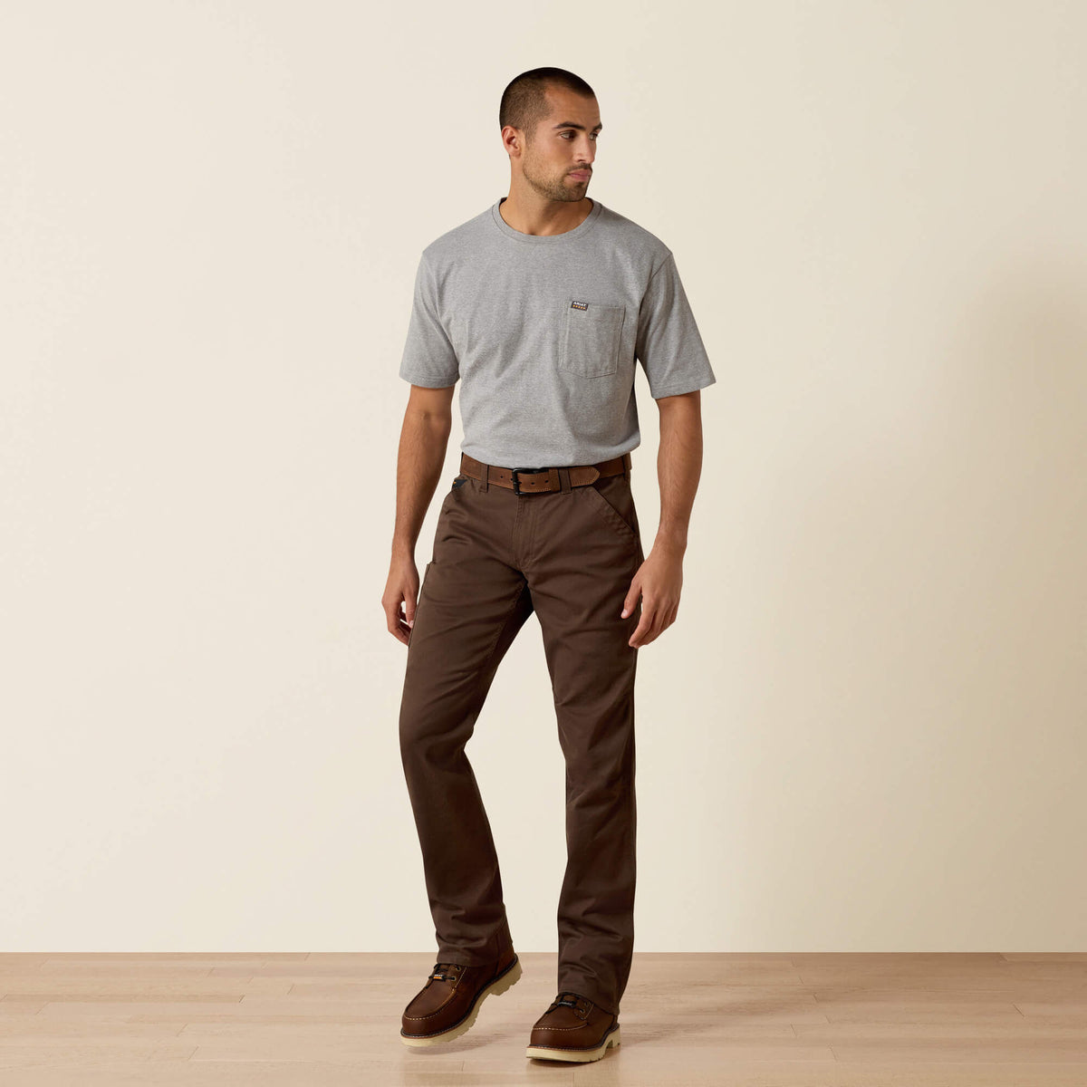 Ariat Trending | Rebar M5 Straight DuraStretch Washed Twill Dungaree Straight Leg Pant