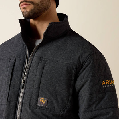 Ariat Recommended | Rebar Valiant Stretch Canvas Water Resistant Insulated Jacket