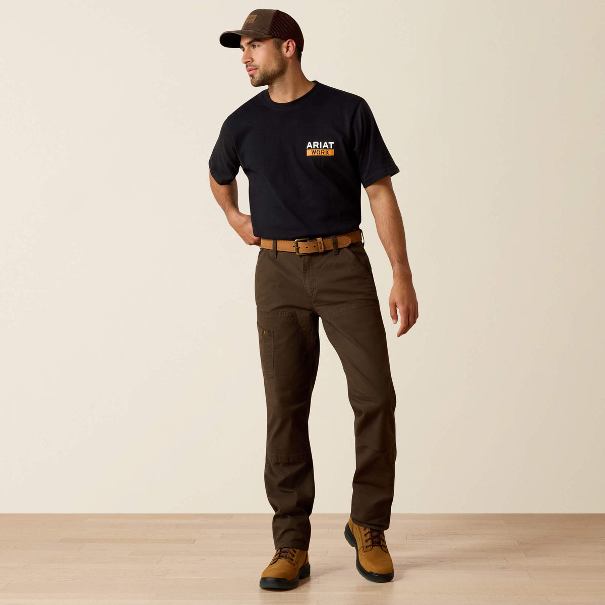 Ariat Best Seller | Rebar M4 Relaxed DuraStretch Made Tough Double Front Straight Pant